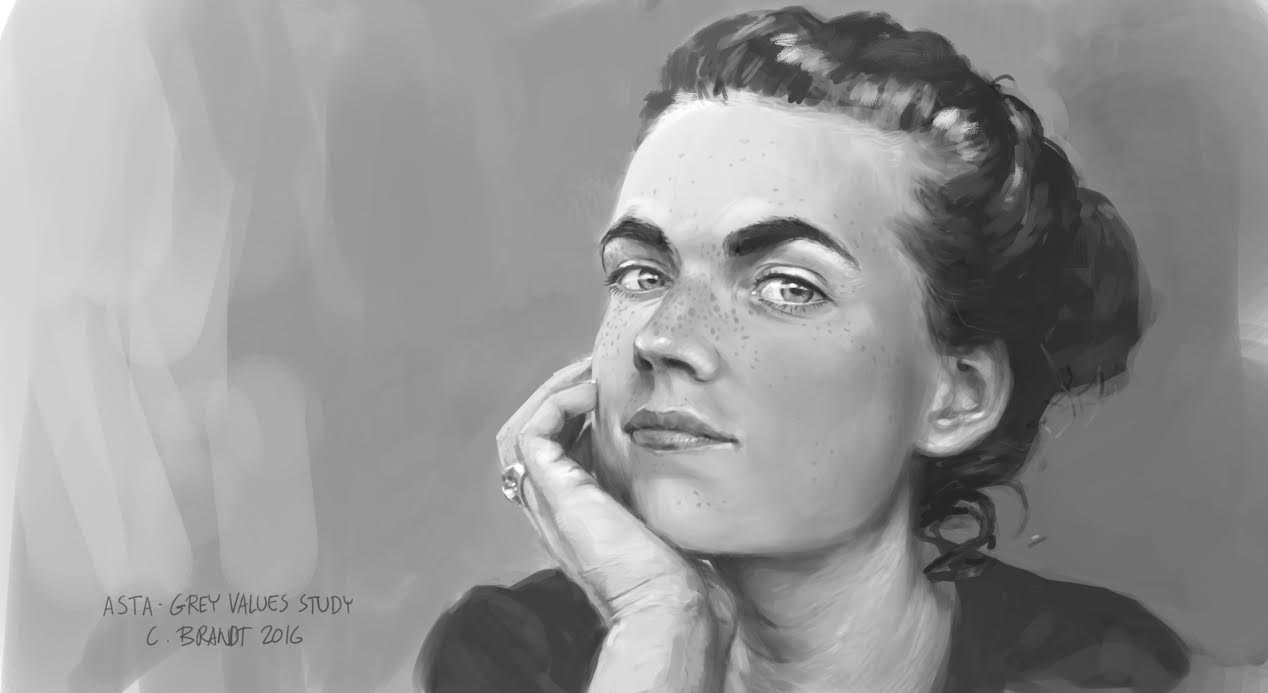 Asta grey values study