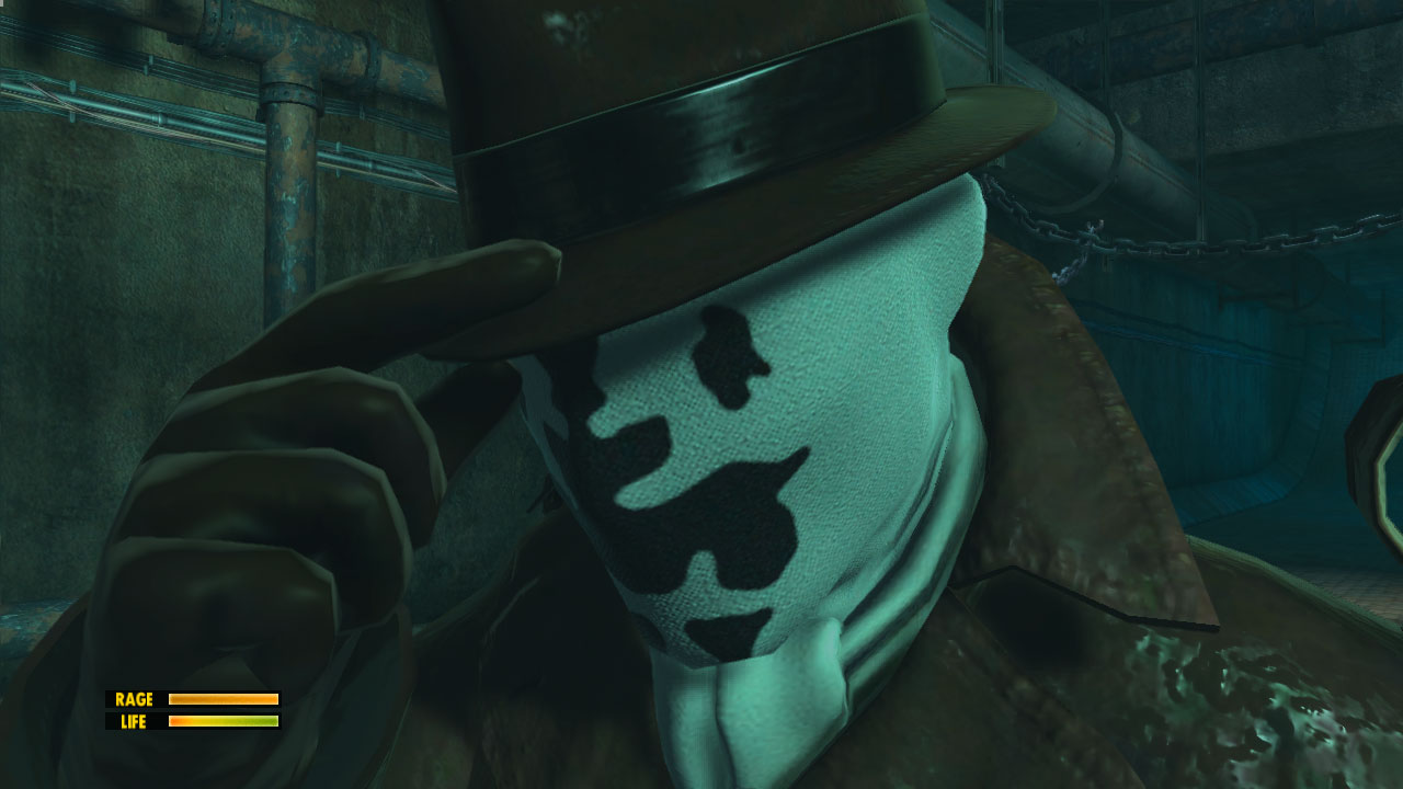 Watchmen screenshot - Rorschach